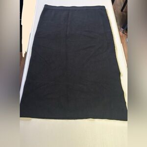Old Navy Elegant Black Ribbed Skirt